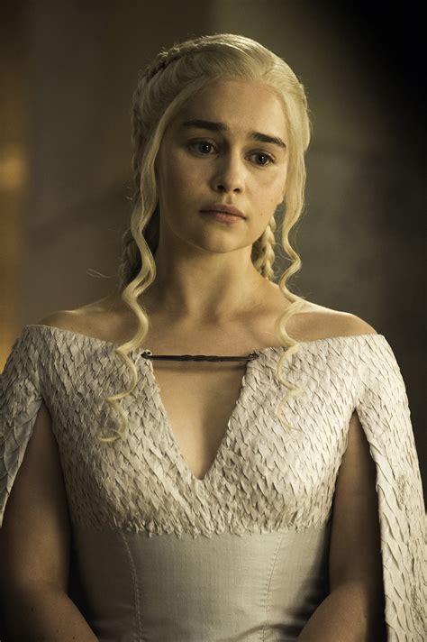 1. Emilia Clarke as Daenerys Targaryen