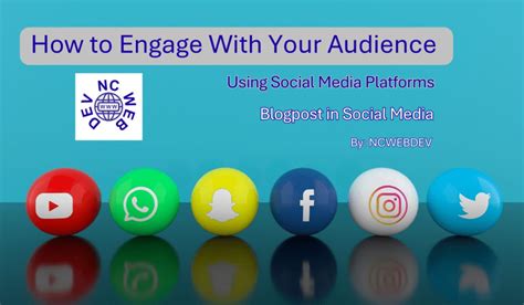 1. Engage Audiences on Social Media: