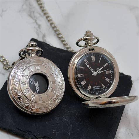 1. Engraved Pocket Watch: