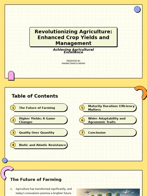 1. Enhanced Crop Yields: