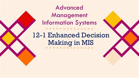 1. Enhanced Decision-Making