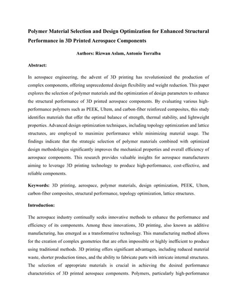 1. Enhanced Structural Performance: