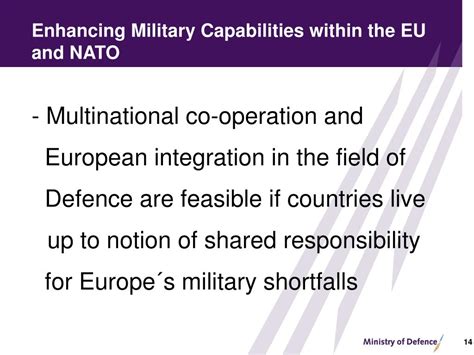 1. Enhancing NATO's Capabilities:
