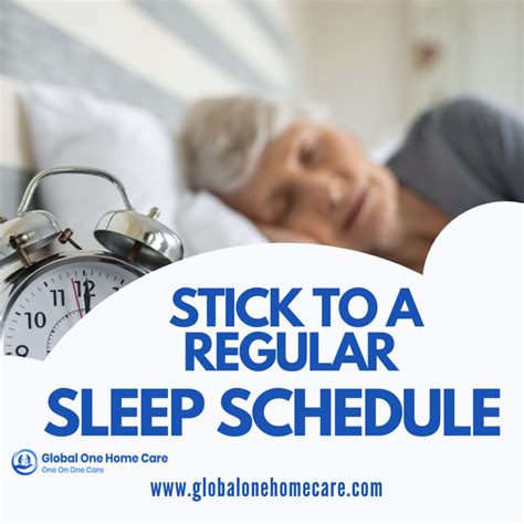 1. Establish a Regular Sleep Schedule