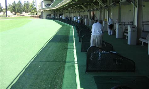 1. Expansive Driving Range with Elevated Tee Boxes: