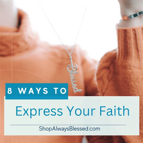 1. Express Your Faith: