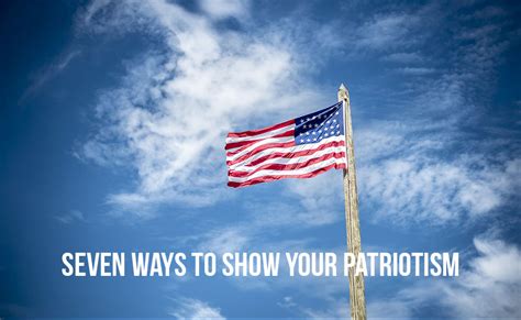 1. Express Your Patriotism: