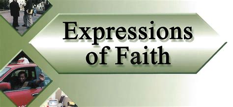 1. Expression of Faith: