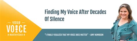 1. Finding My Voice in a Chorus of Silence