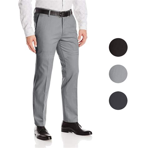 1. Flat-Front Slacks: