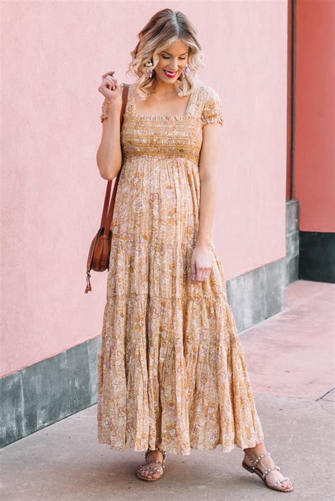 1. Flowy Floral Maxi Dress