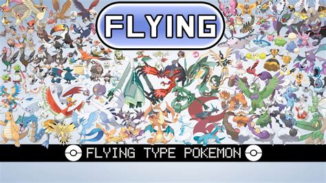 1. Flying-type Pokémon: