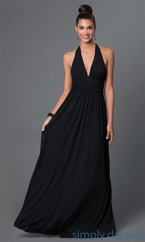 1. Formal Halter Dress: