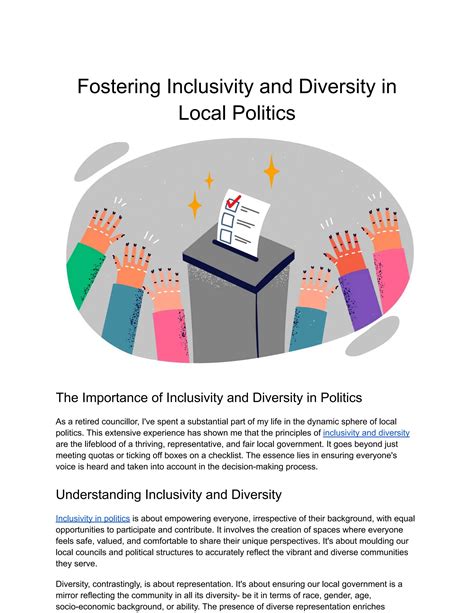 1. Fostering Inclusivity and Diversity: