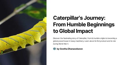 1. From Humble Beginnings to Global Impact