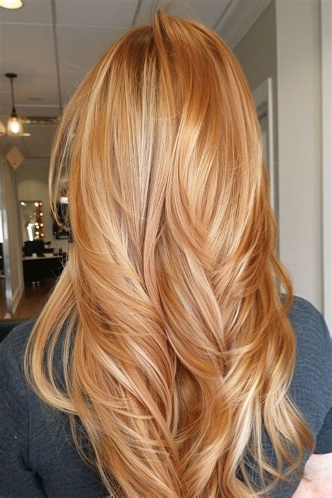 1. Golden Strawberry Blonde: