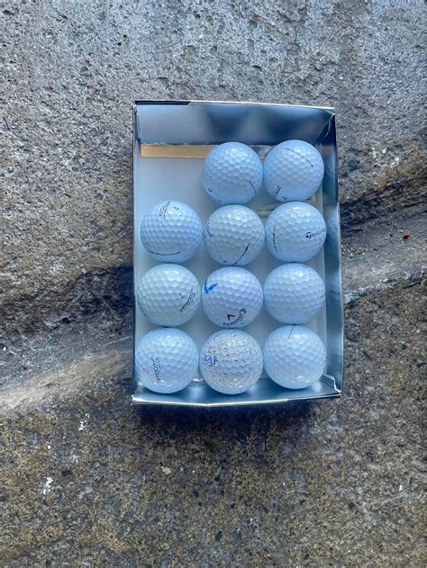 1. Golf balls: