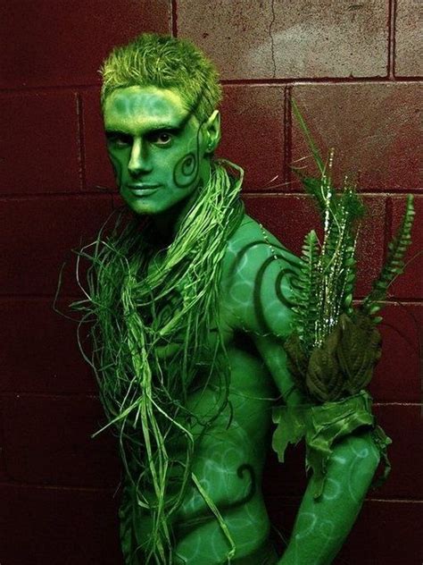 1. Green Body Paint or Costume: