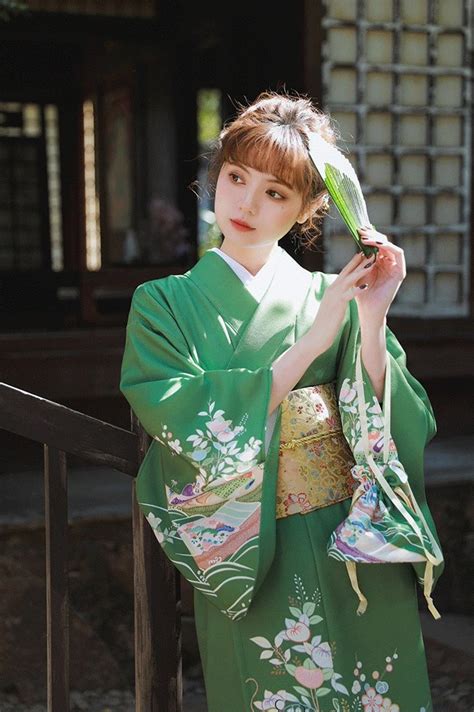 1. Green Kimono: