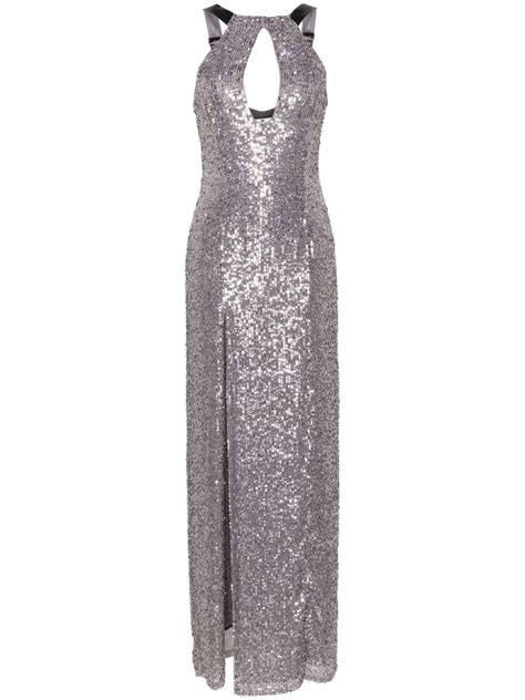 1. Halterneck Sequin Maxi Dress: The Epitome of Grace