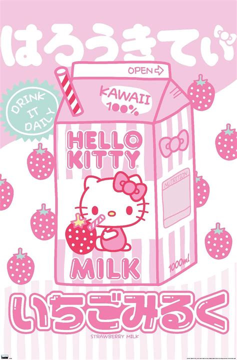 1. Hello Kitty Strawberry Milk (Japan)