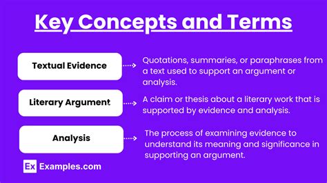 1. Identify Key Terms and Concepts