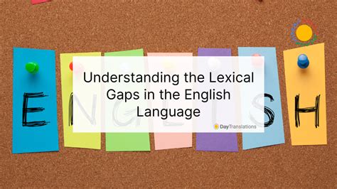 1. Identify Lexical Gaps: