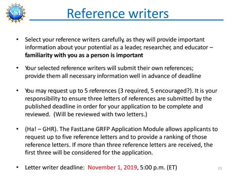 1. Identify Your Ideal Reference Writers