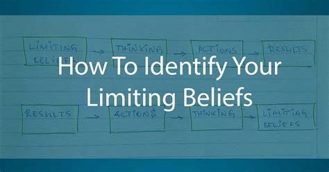 1. Identify Your Limiting Beliefs