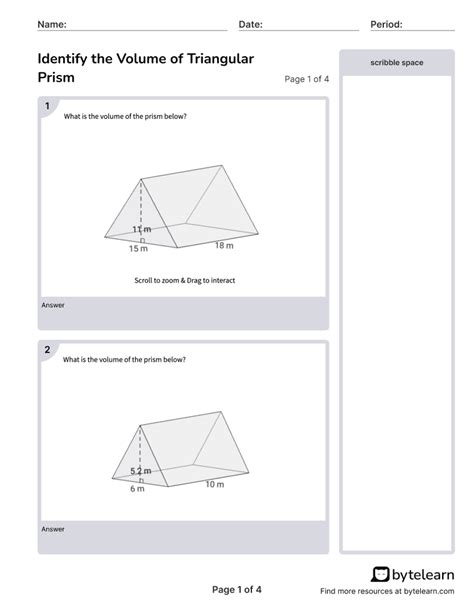 1. Identify the Volume: