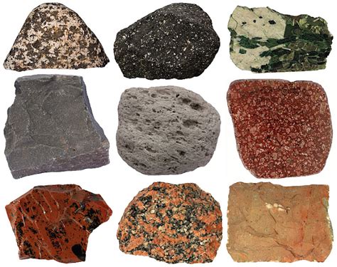 1. Igneous Rocks: