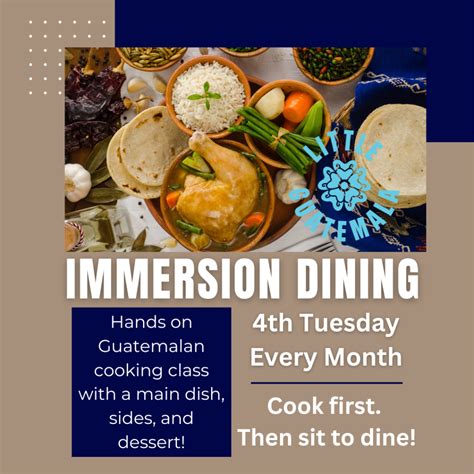 1. Immersion Dining: