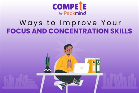 1. Improved Focus and Concentration: