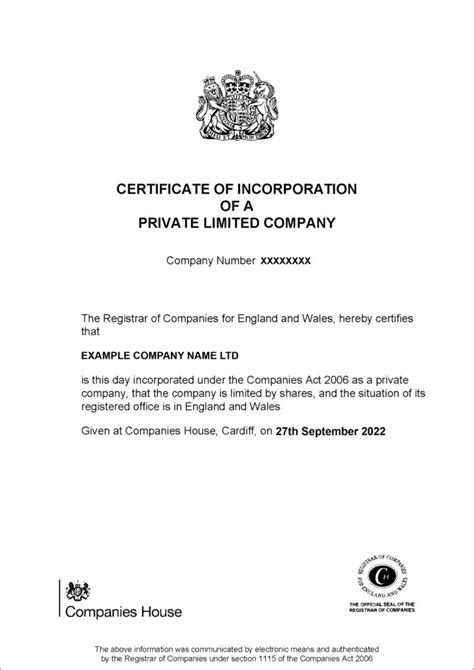 1. Incorporation and Business Registration: