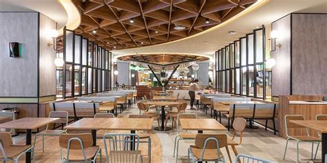 1. Indoor Food Courts: