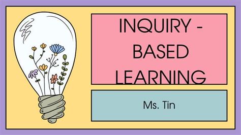 1. Inquiry-Based Learning (IBL)