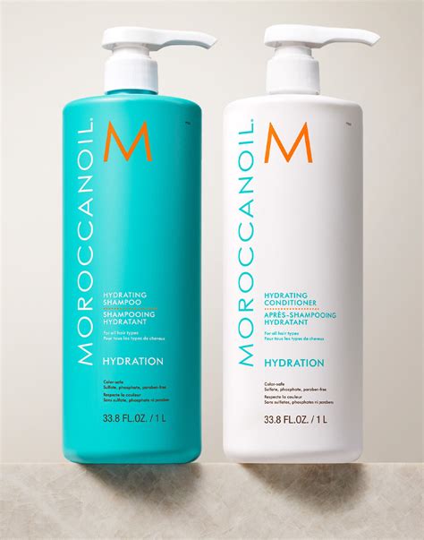 1. Intense Hydration with Moroccanoil Hydrating Shampoo and Conditioner