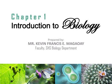 1. Introduction to Biology