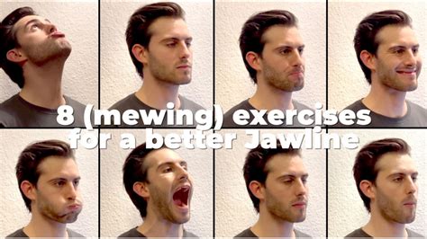 1. Jawline Exercises