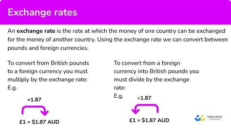 1. Know the exchange rate: