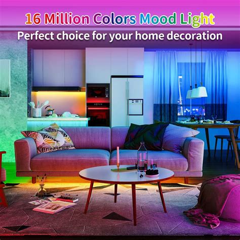 1. LED Strip Lights for a Mood-Boosting Atmosphere