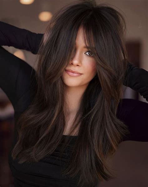 1. Layered Long Hair