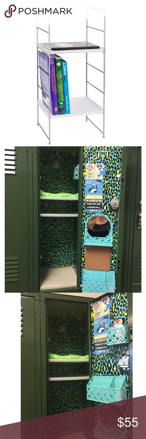 1. Locker Shelves: Maximize Vertical Space