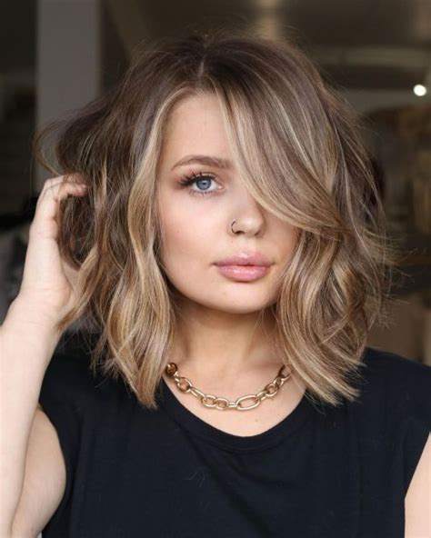 1. Long Bob with Bangs