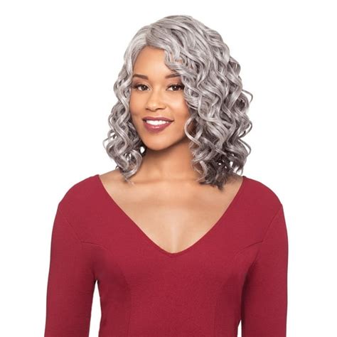 1. Long and Flowing Foxy Silver Wig