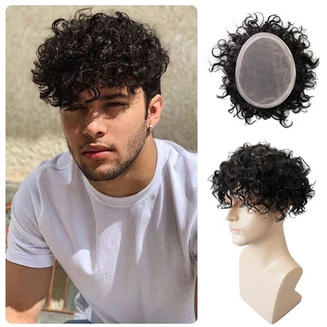 1. Lordhair 6-inch Curly Full Lace Men's Wig ($800)