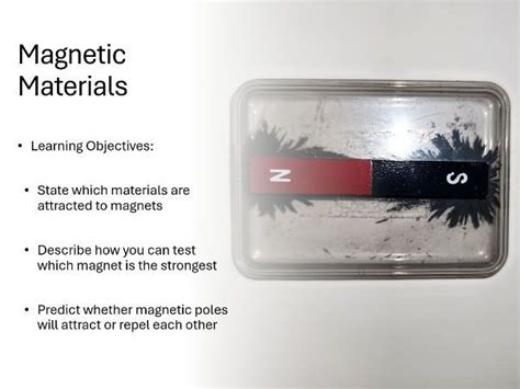 1. Magnetic Materials: