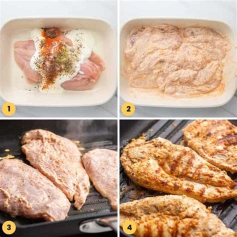 1. Marinate chicken or fish