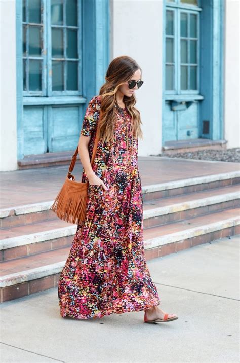 1. Maxi Dress + Flat Sandals