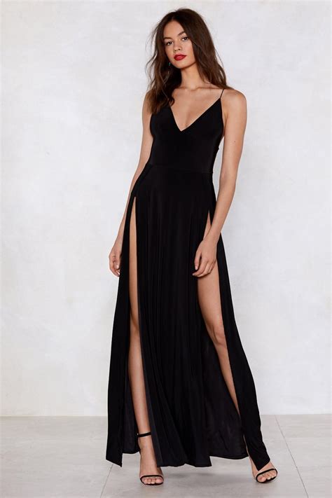 1. Maxi Dress with Slit